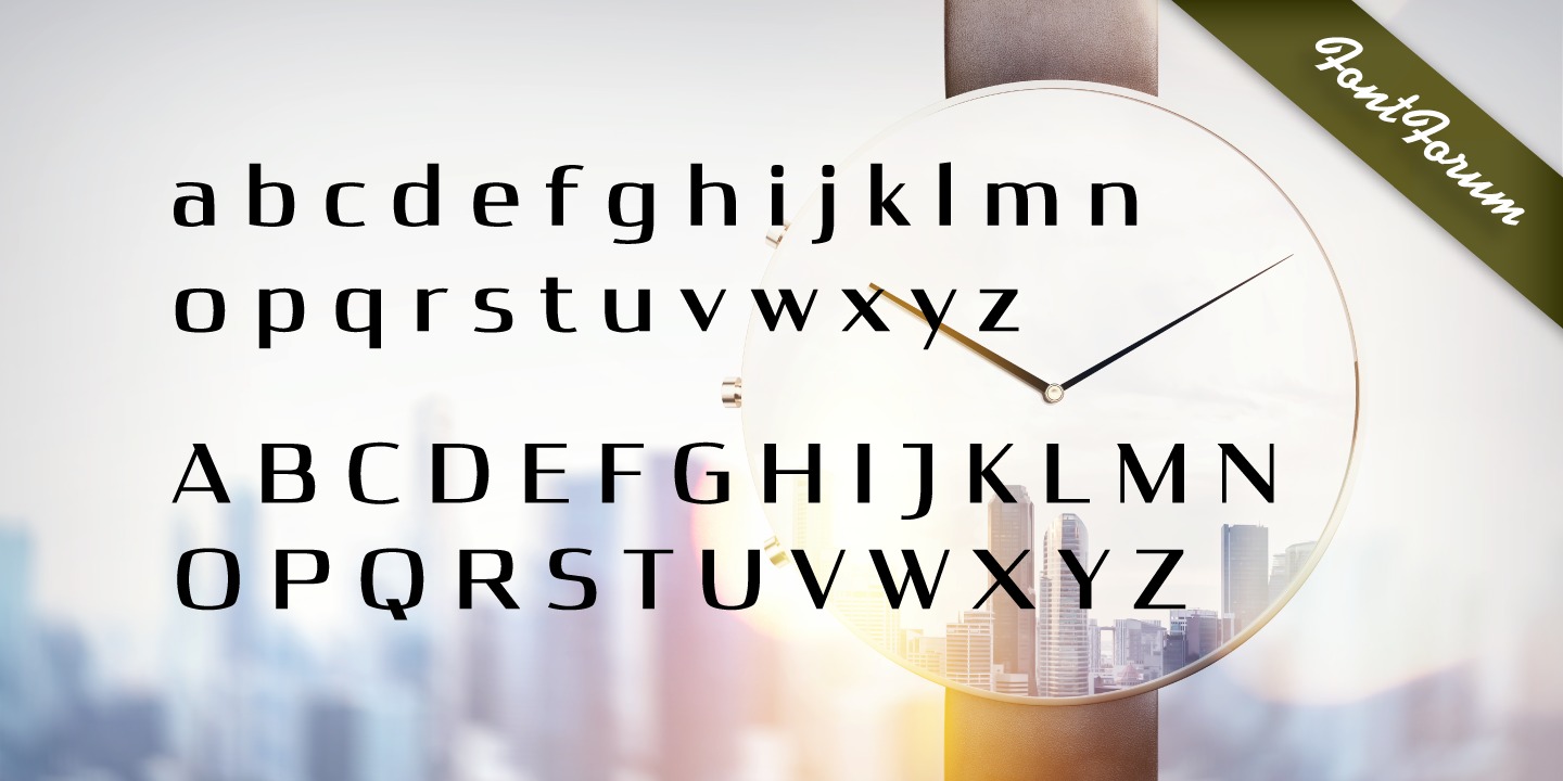 Пример шрифта Lux Regular